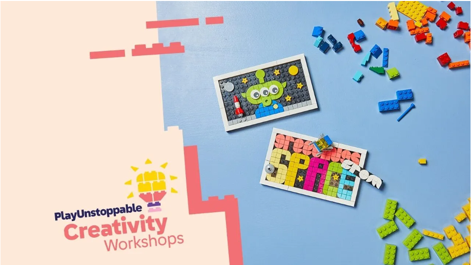 LEGO creativity workshop picture of LEGO activities