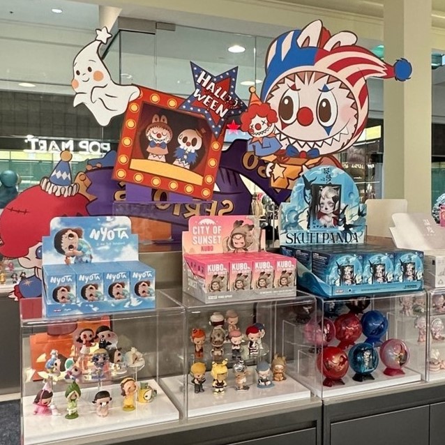 an image of the interior of the Washington Square Pop Mart store