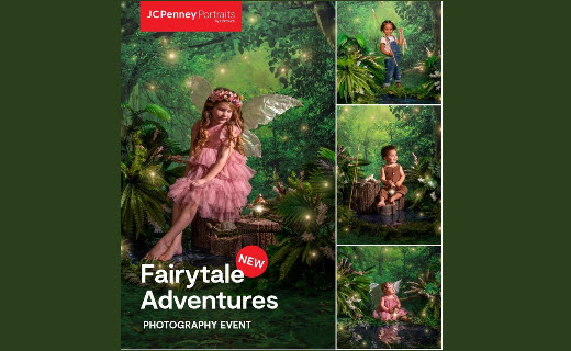 jcpenney portraits. new fairtytale adventures photography event. children wearing fairy wings. 