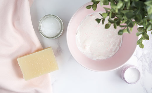 Luxury soaps and face cremes