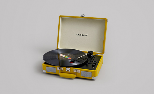 record player on display