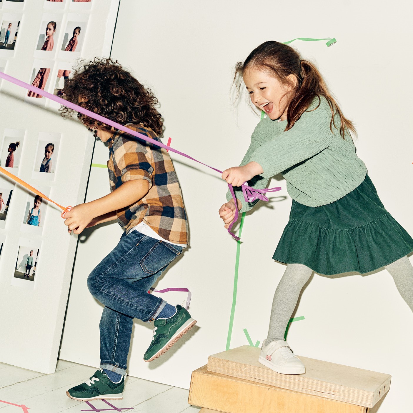 Two kids playing