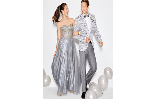 silver dresses at jcpenney