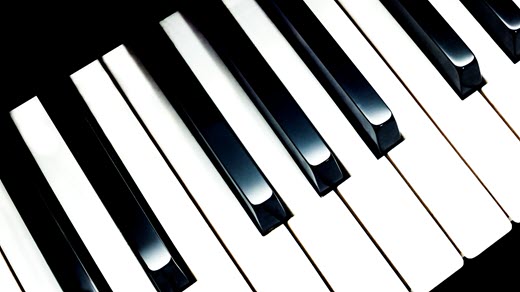 black and white piano keys