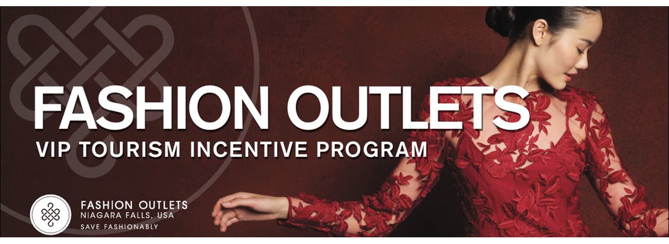 Fashion Outlets VIP Tourism Incentive Program
Woman in red dress
Fashion Outlets of Niagara Falls USA logo