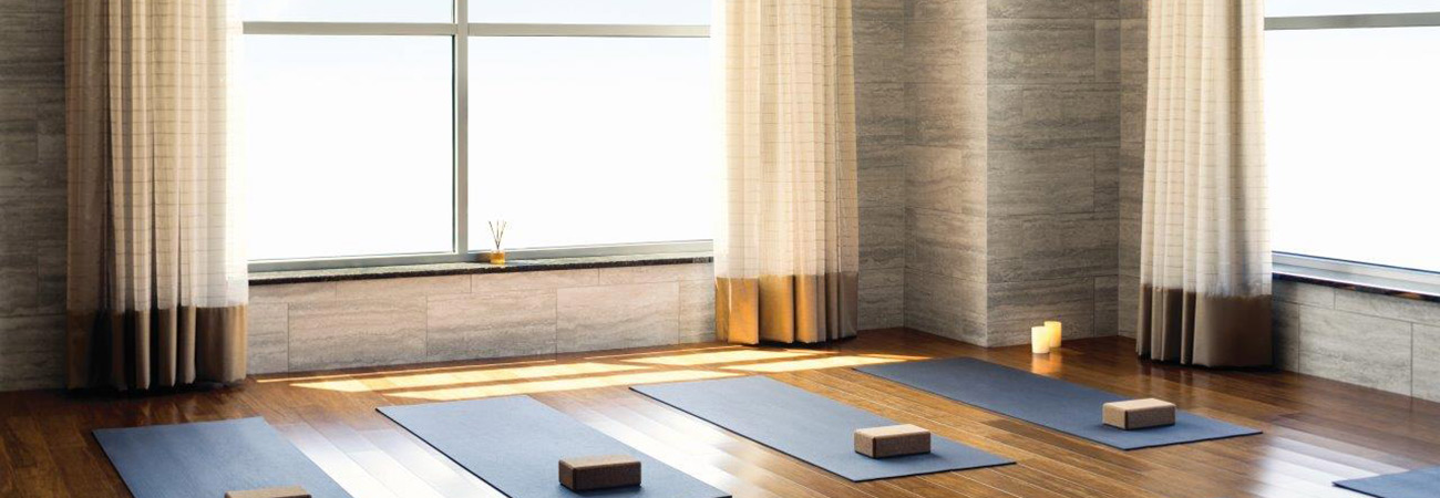 Yoga studio at Life Time