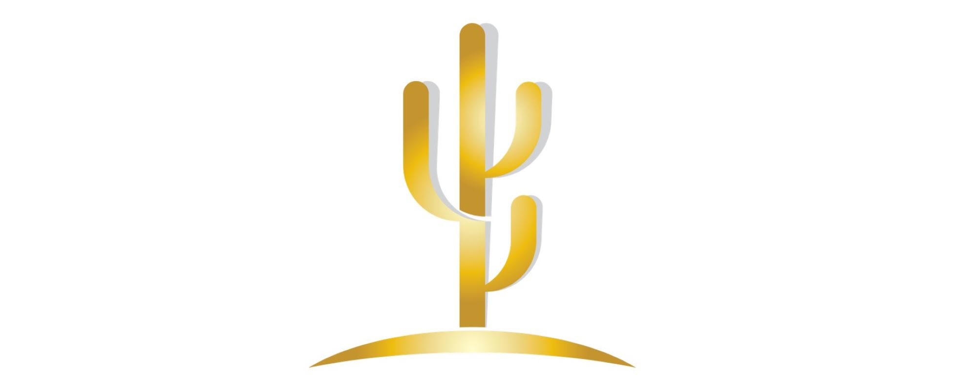 gold emblem in the shape of cactusThe Cactus CollectiveScottsdale Fashion Square