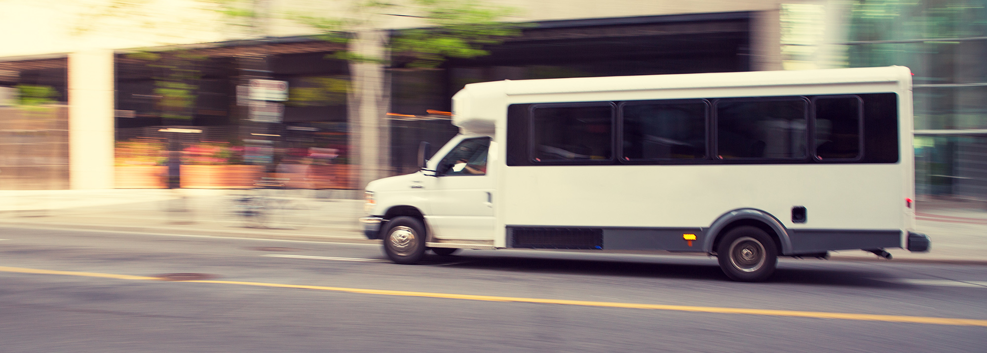 A shuttle bus