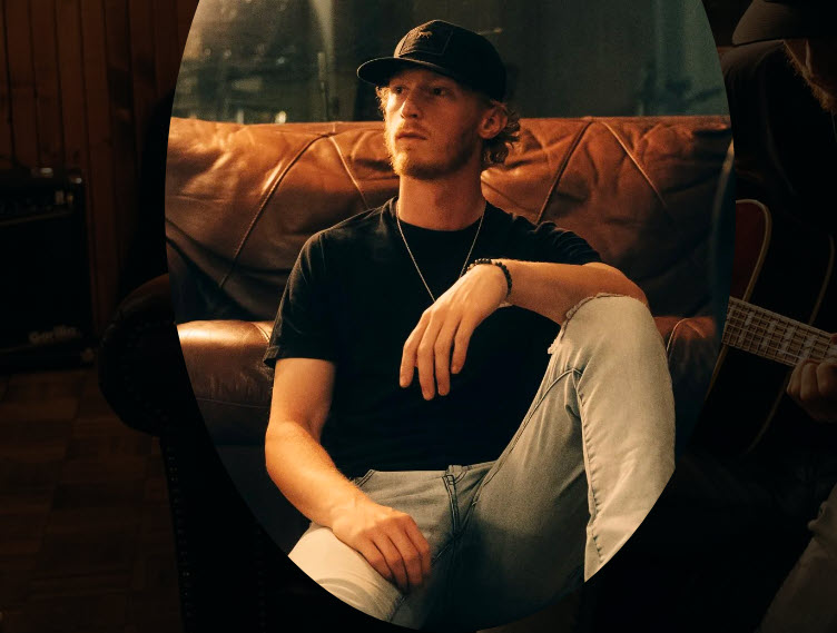 man sitting on a couch