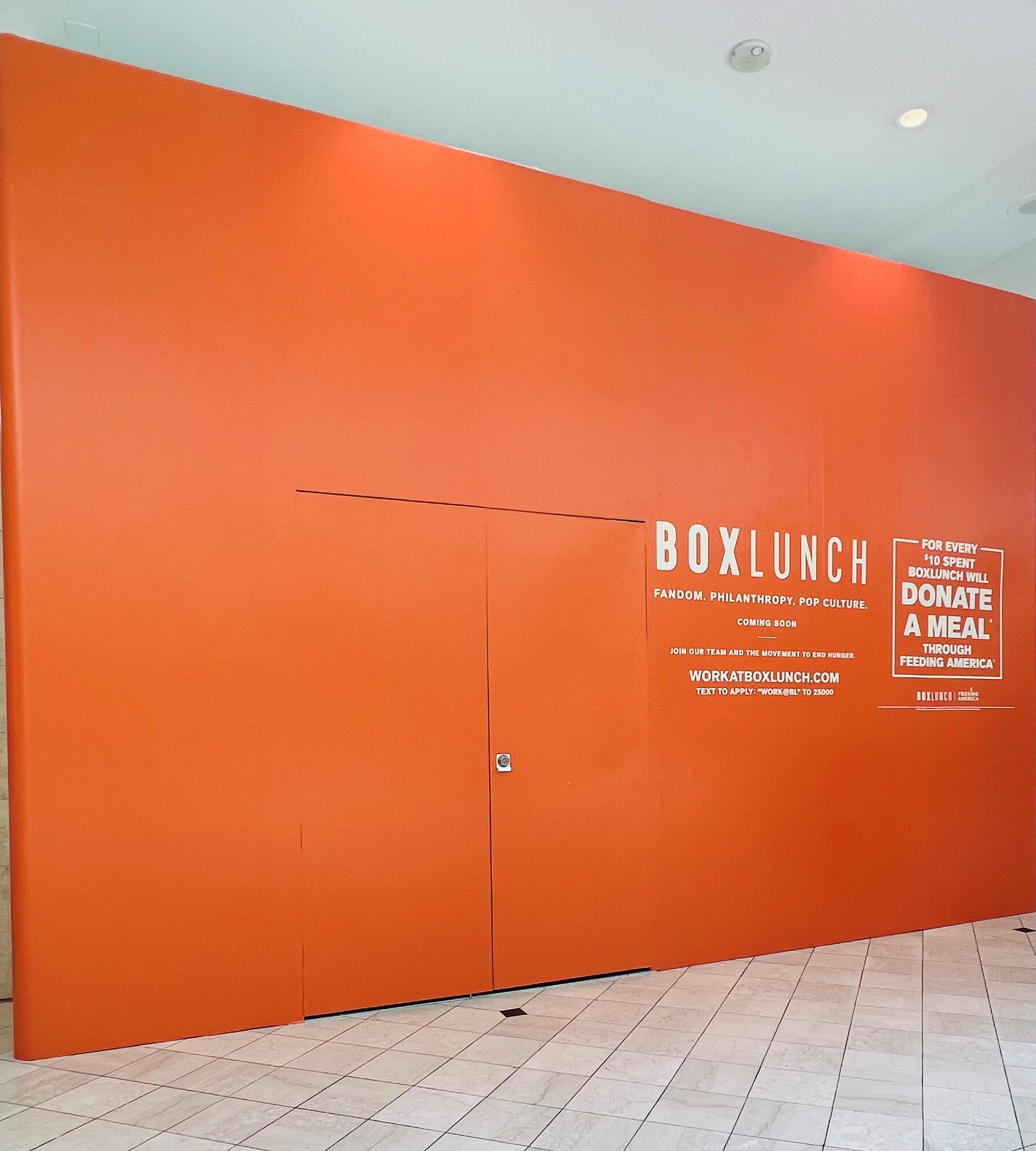 Image of BoxLunch barricade