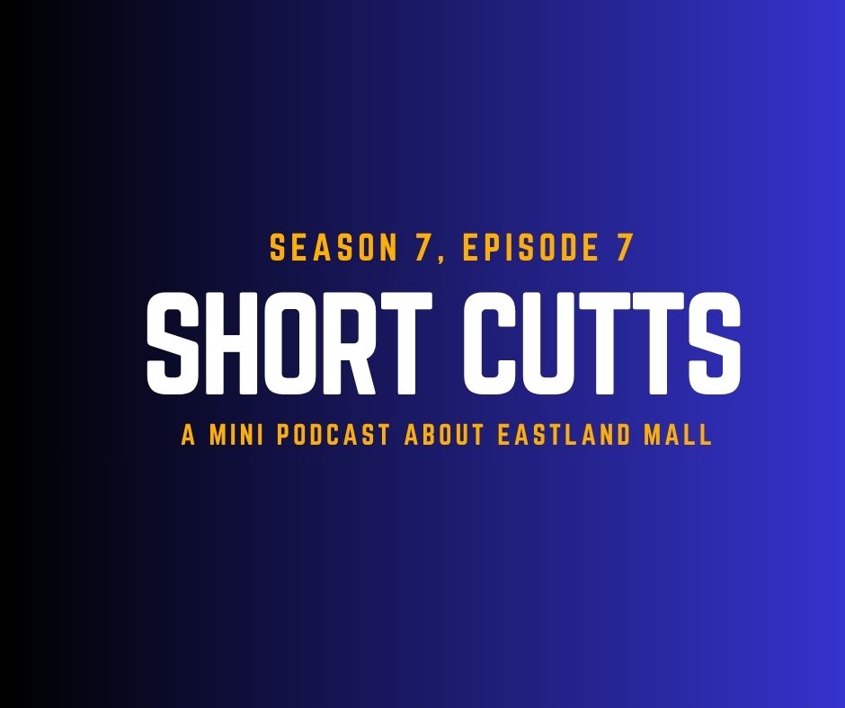 Photo of an ad for the Short Cutts podcast