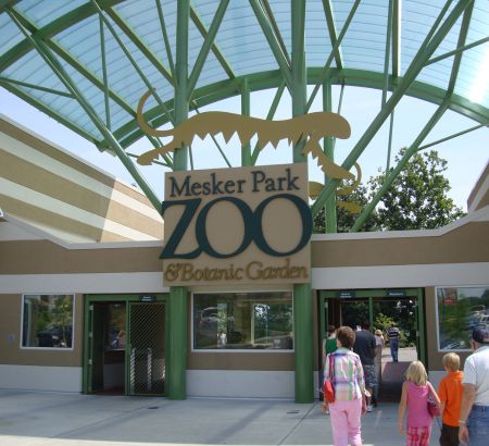 The Penguin Display at Mesker Park Zoo