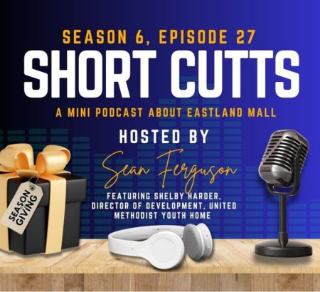 Photo of an ad for the Short Cutts podcast