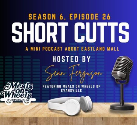 Photo of an ad for the Short Cutts podcast