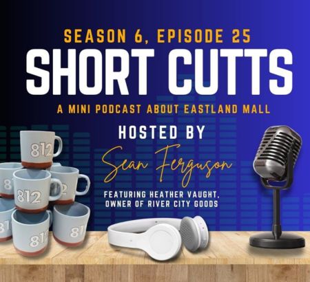Photo of an ad for the Short Cutts podcast