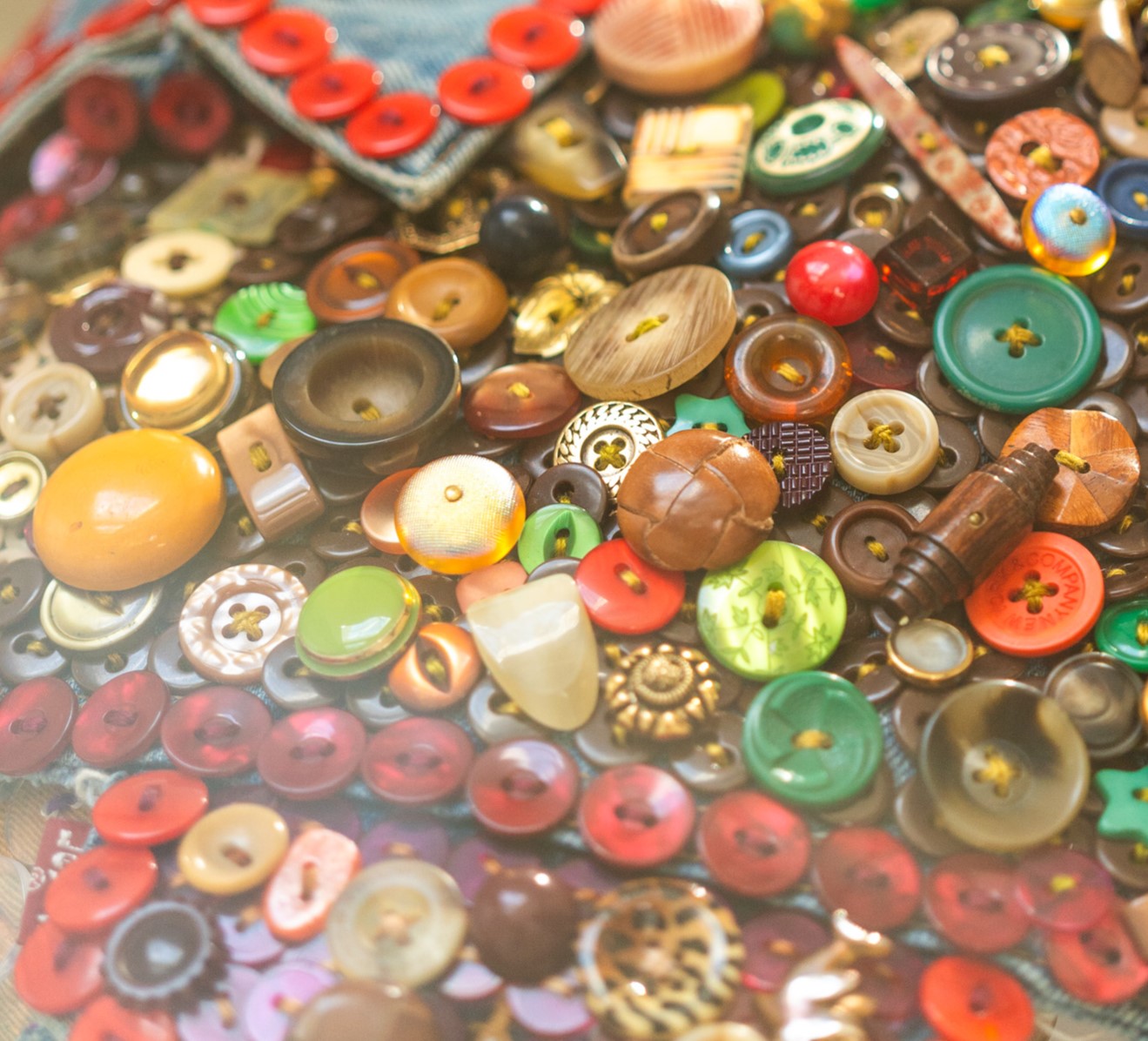 Button-Up, Button Down - Art installation by Beau McCall 