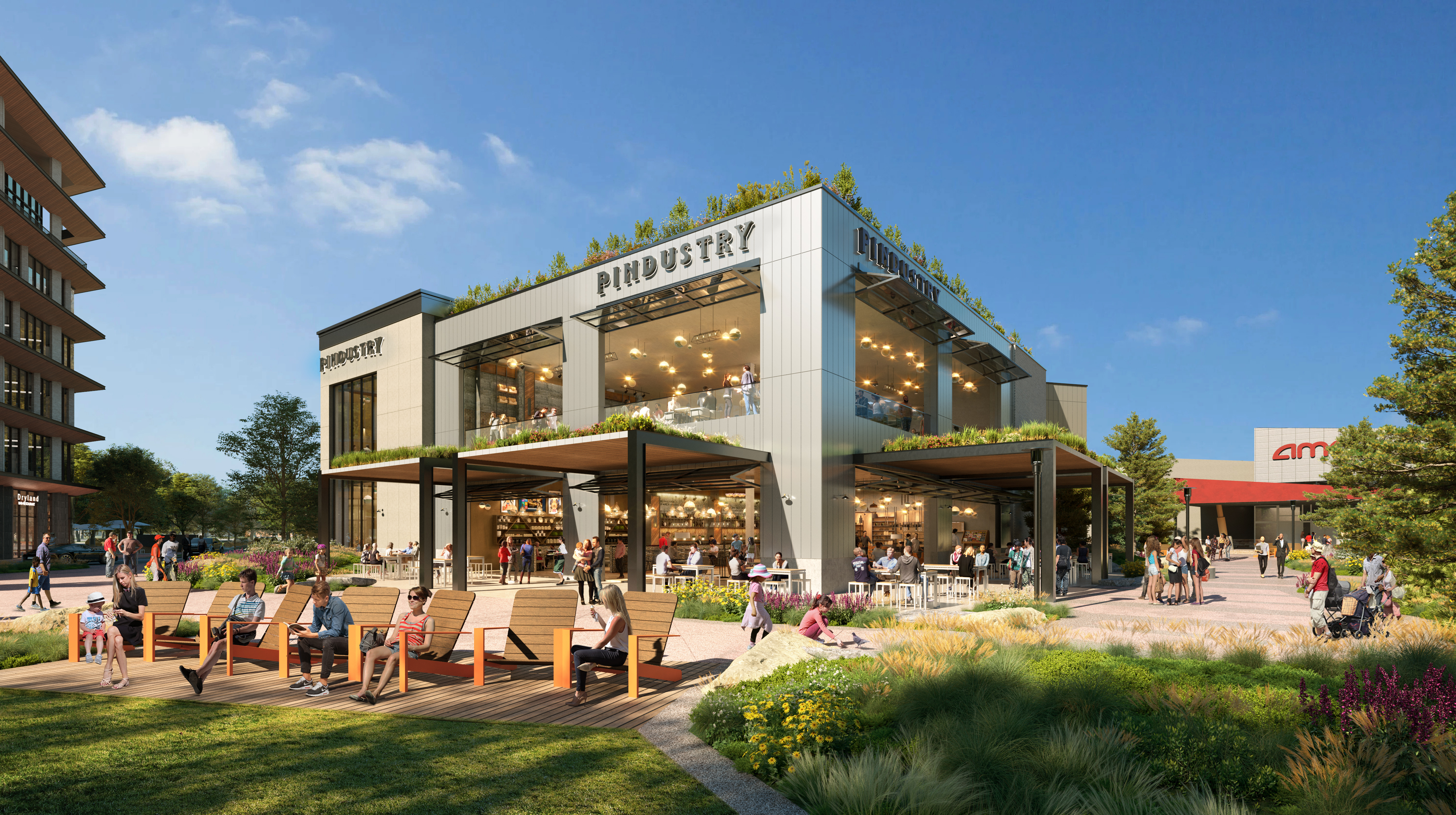Rendering of Pindustry adjacent to AMC
