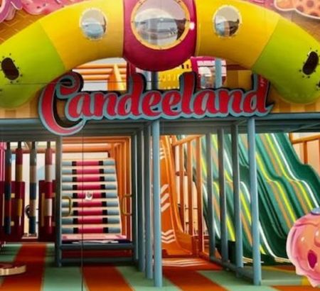 candeeland slides and playground
