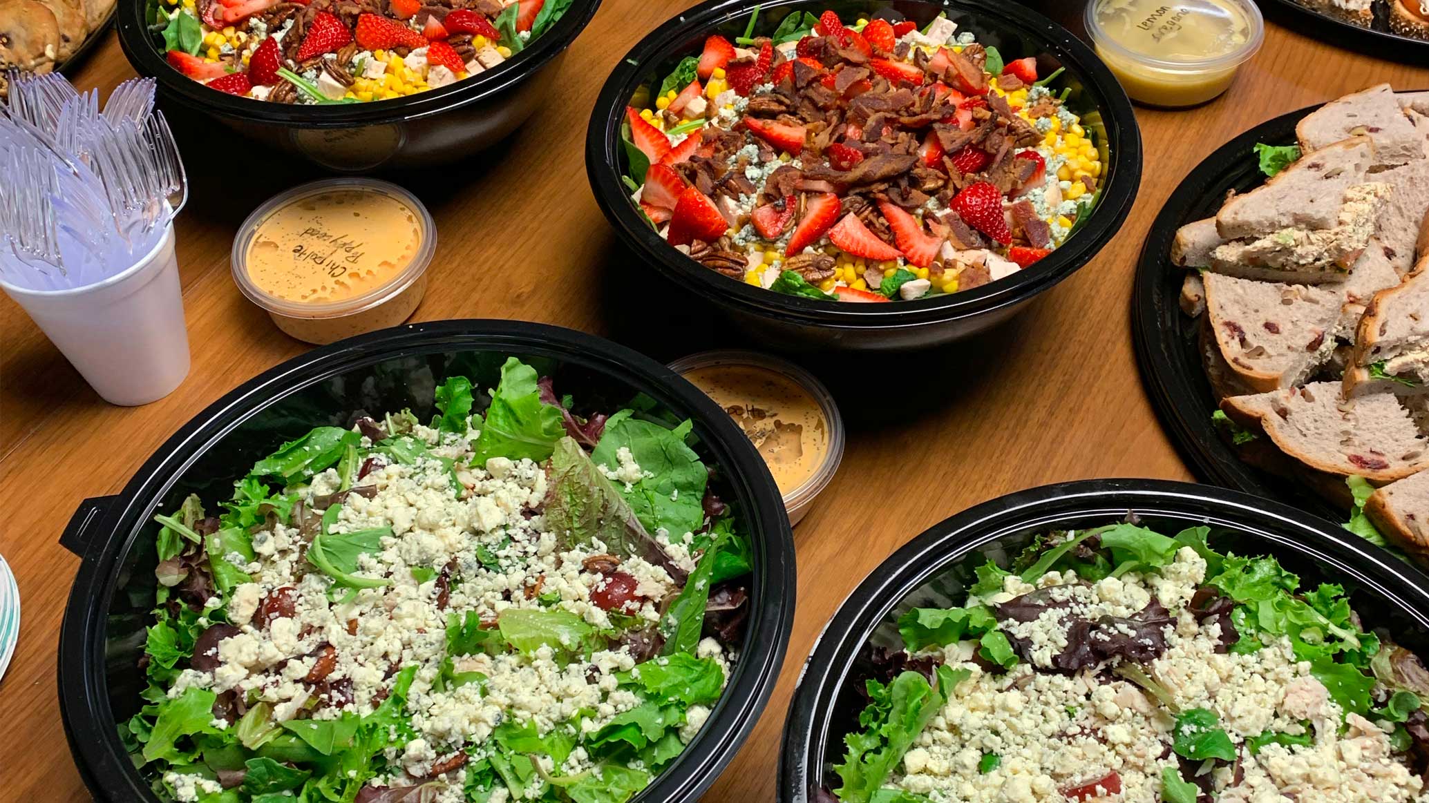 Corner Cafe salads to-go