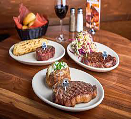 Steaks with sides