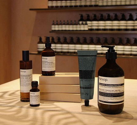 Aesop skin products