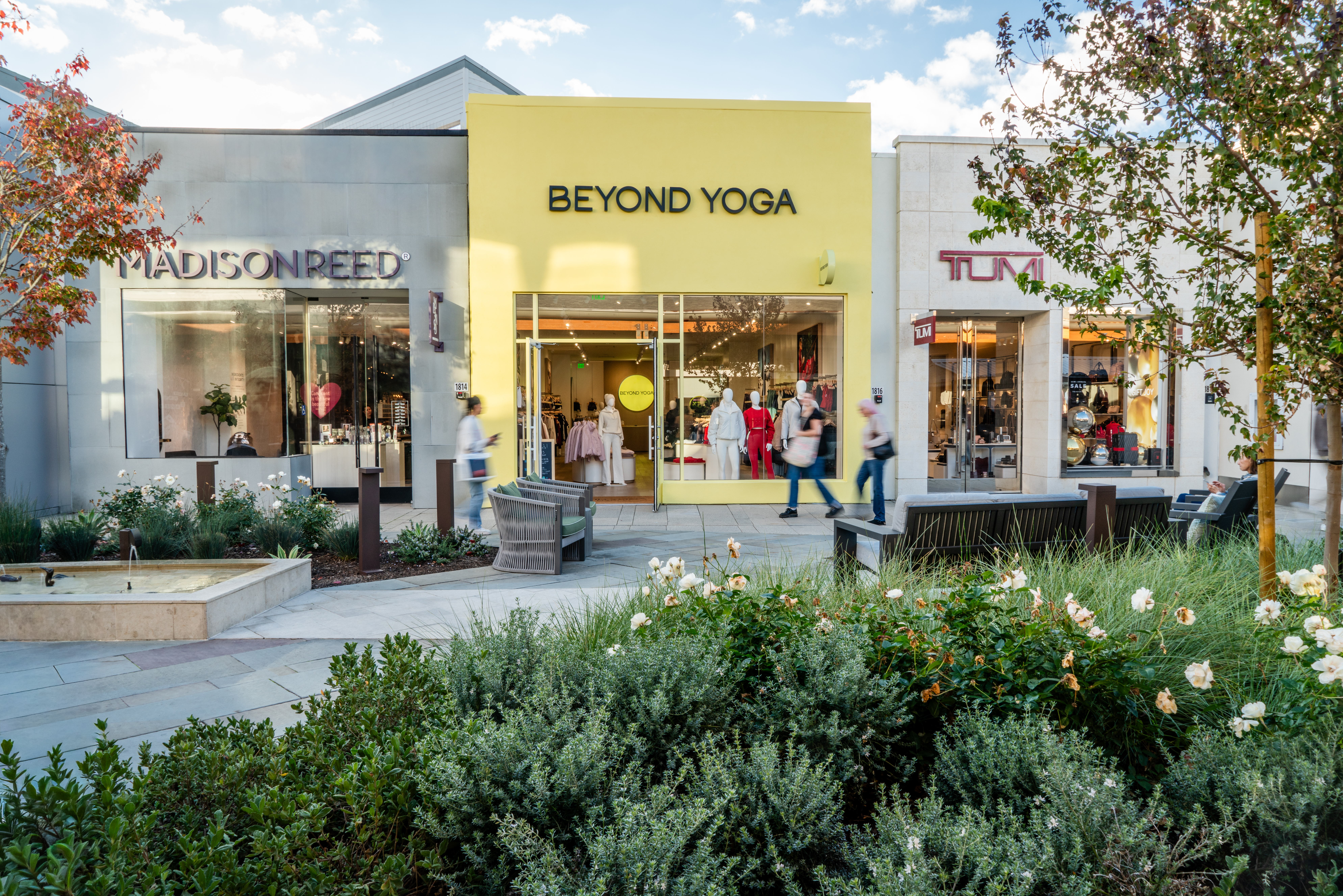 The Beyond Yoga storefront
