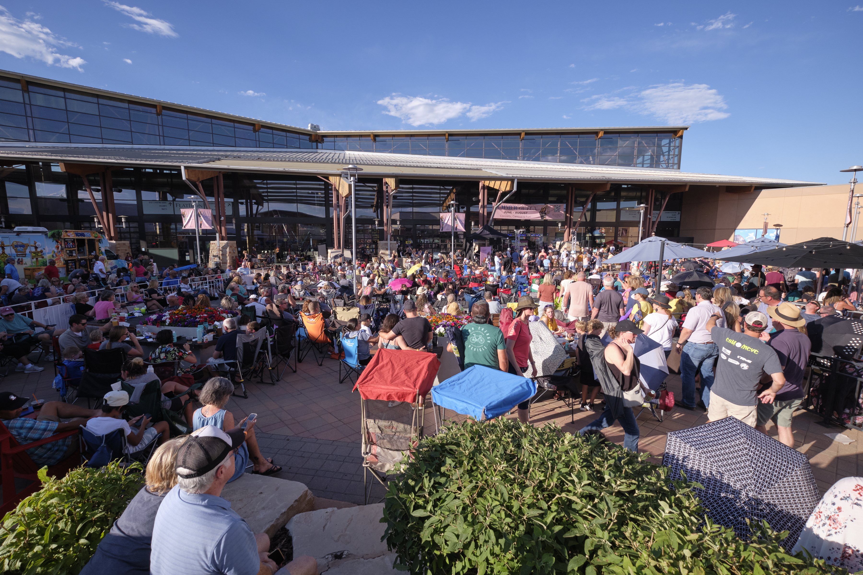 A Summer Concert Series event at FlatIron Crossing