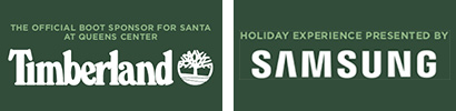 Timberland: The official boot sponsor for Santa at Queens Center. Holiday Experience presented by Samsung