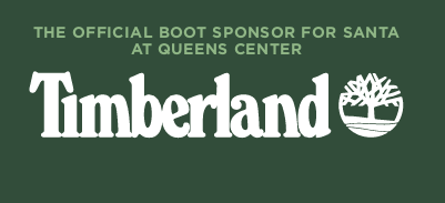 The official Boot Sponsor for Santa at Queens Center - Timberland