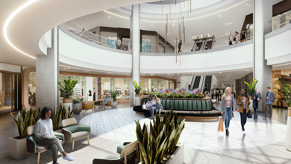 A rendering of the upcoming updates at Scottsdale Fashion Square