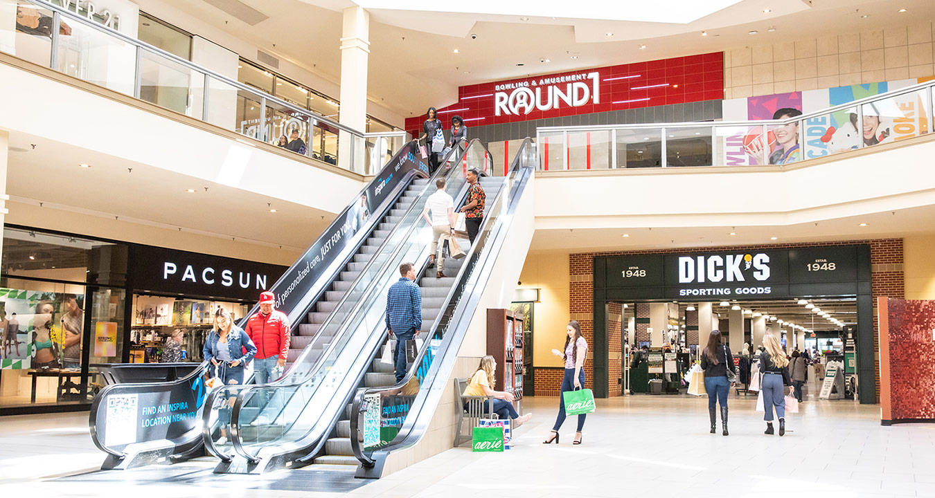 Deptford Mall's interior area