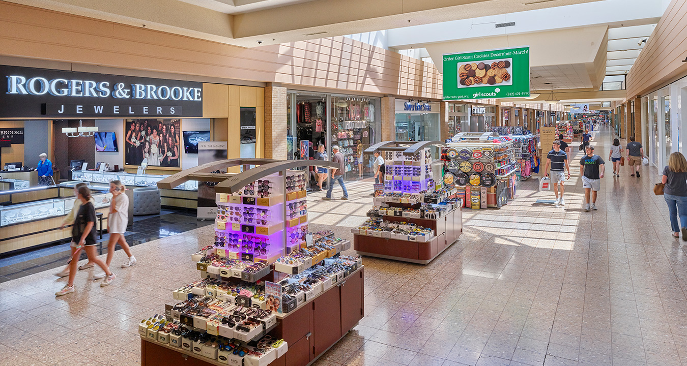 Eastland Mall's interior corridor