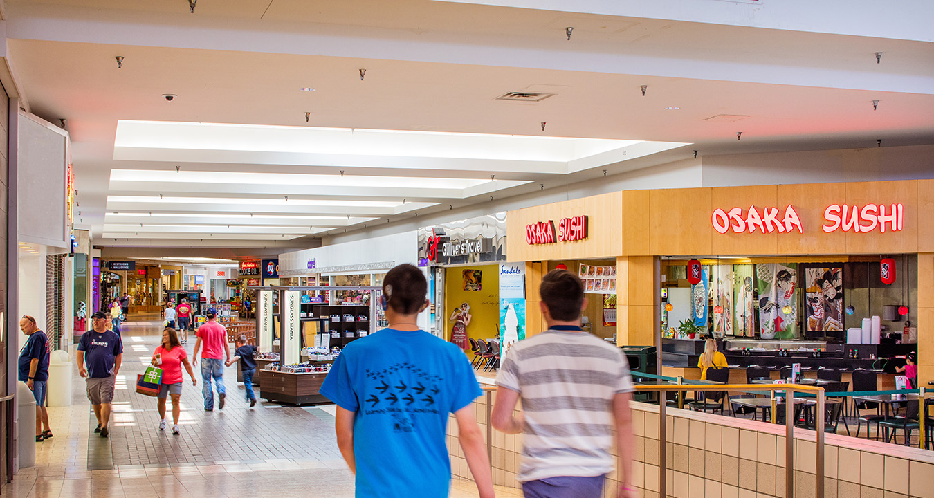 Guests shopping at NorthPark Mall