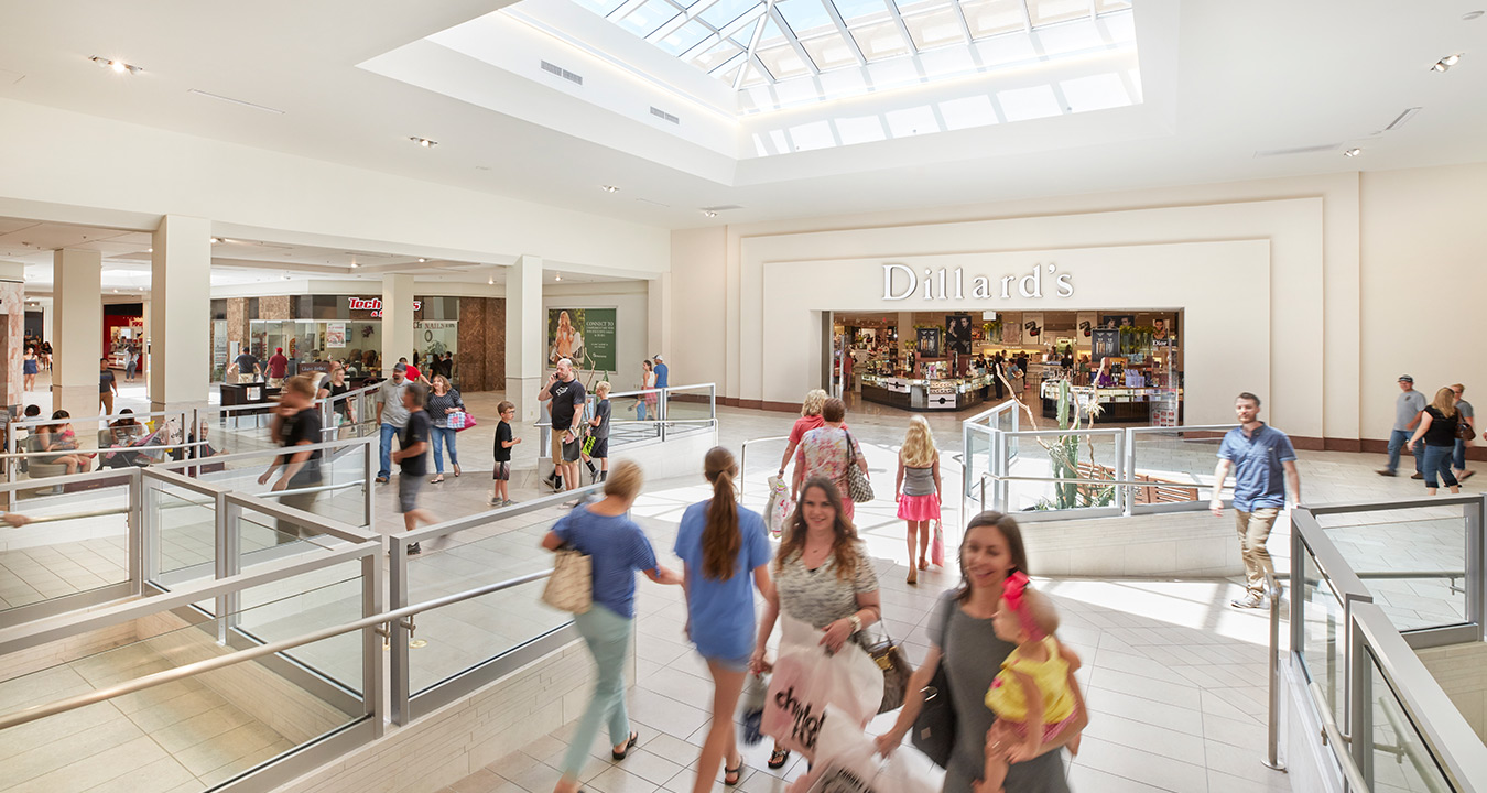 Guests shopping at South Plains Mall