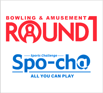round 1 bowling and amusement. sports challenge spo-cha. all you can play