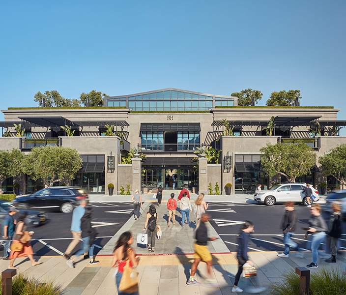 RH and RH Rooftop Restaurant at The VIllage at Corte Madera