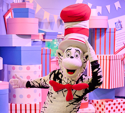 The Cat in the Hat at the Dr. Seuss Experience