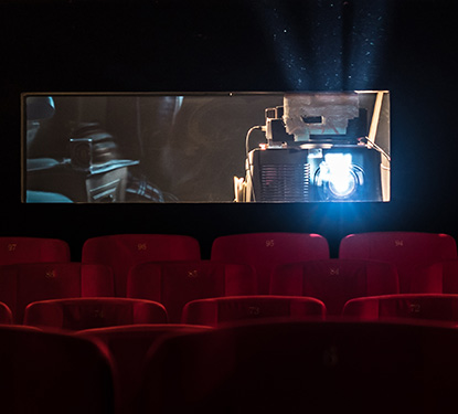 interior of movie Theater