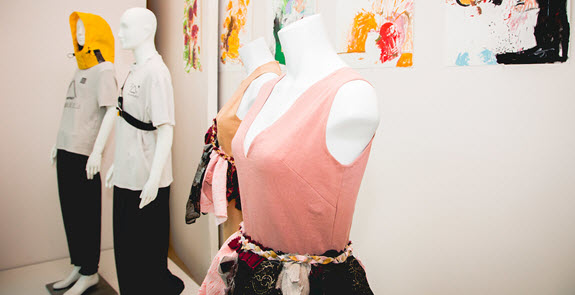 Arizona State University's Herberger Institute for Design and the Art display