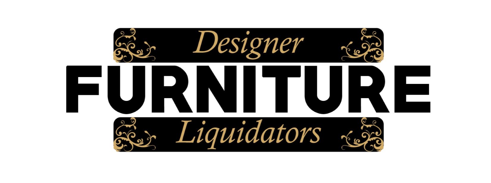 designer furniture liquidators logo