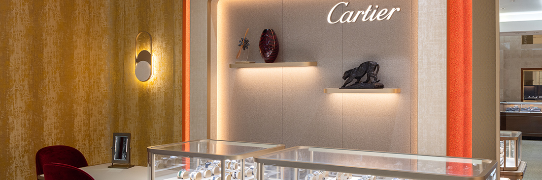 The Cartier counter at Lenkersdorfer