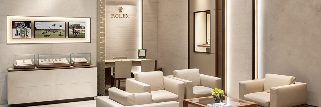 A view of the Rolex Boutique at Lenkersdorfer