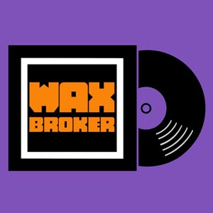 wax broker with black music record